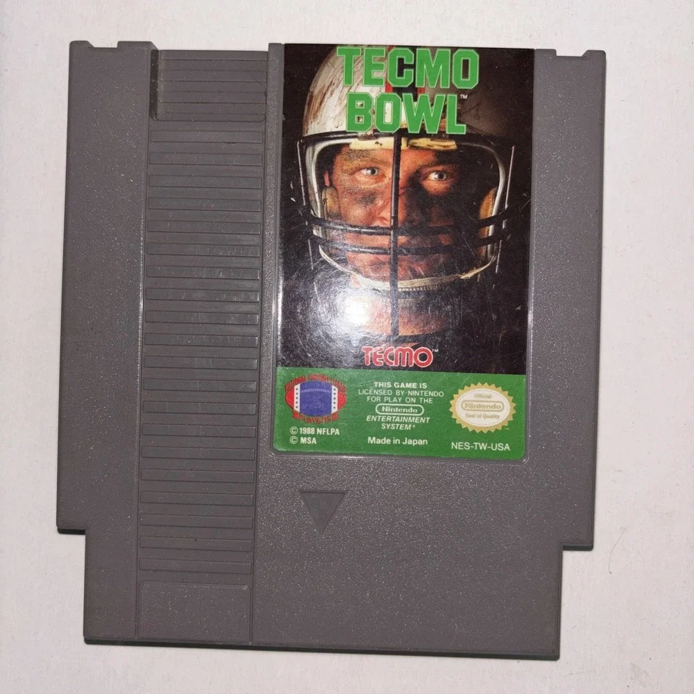Nes Nintendo Tecmo Bowl Hand Polished Contacts Tested Guaranteed‎
